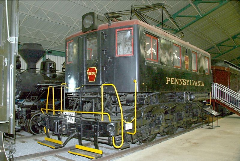 Photo of PRR Museum-hall displays