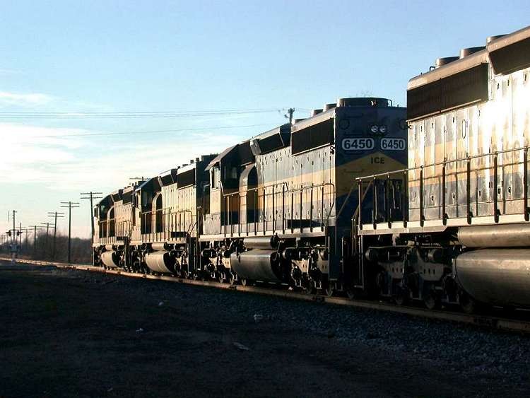 Photo of Iowa, Chicago & Eastern Freight, Kirkland, Illinois, December 2004