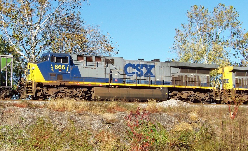 Photo of CSX # 666 (CW60AC)