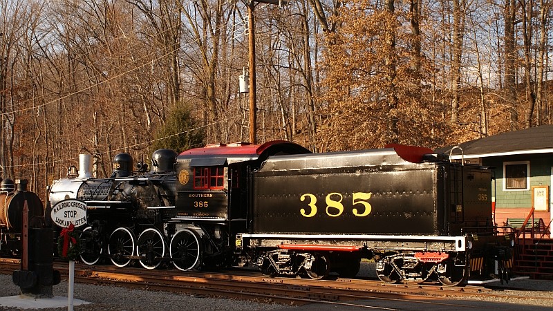 Photo of ex Morris County Central  485 at  WRM in its orignal southern dress