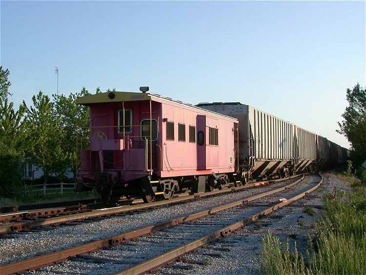 Photo of Pioneer Railcorp Caboose, Elvaston, Illinois, May 2005