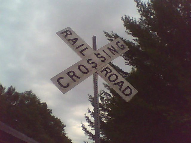 Photo of Railroad Crossing Sign