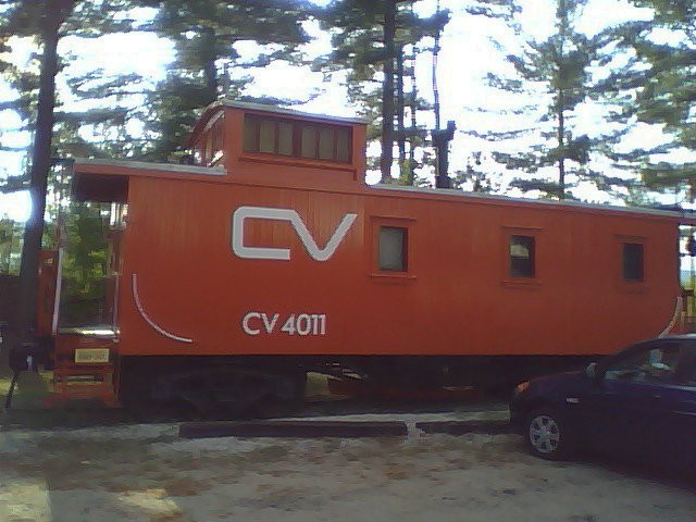 Photo of Central Vermont caboose