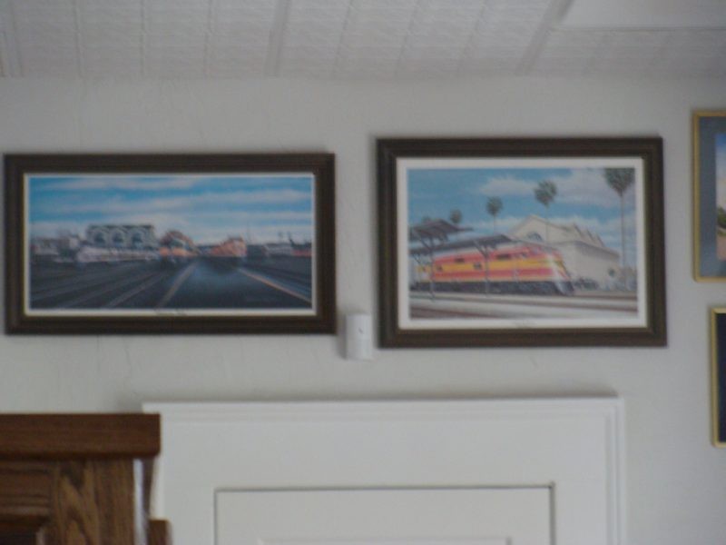 Photo of Jacksonville Union Station paintings in Palatka, FL station museum