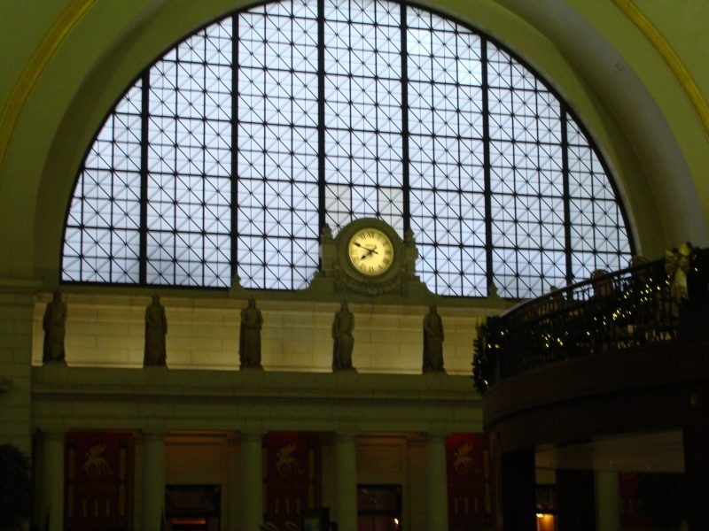 Photo of Union Station's Main Hall Clock