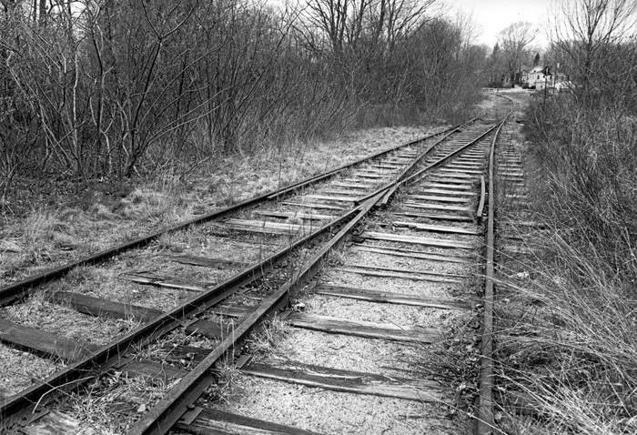 Photo of NPRR tracks, a month before the end, 1981