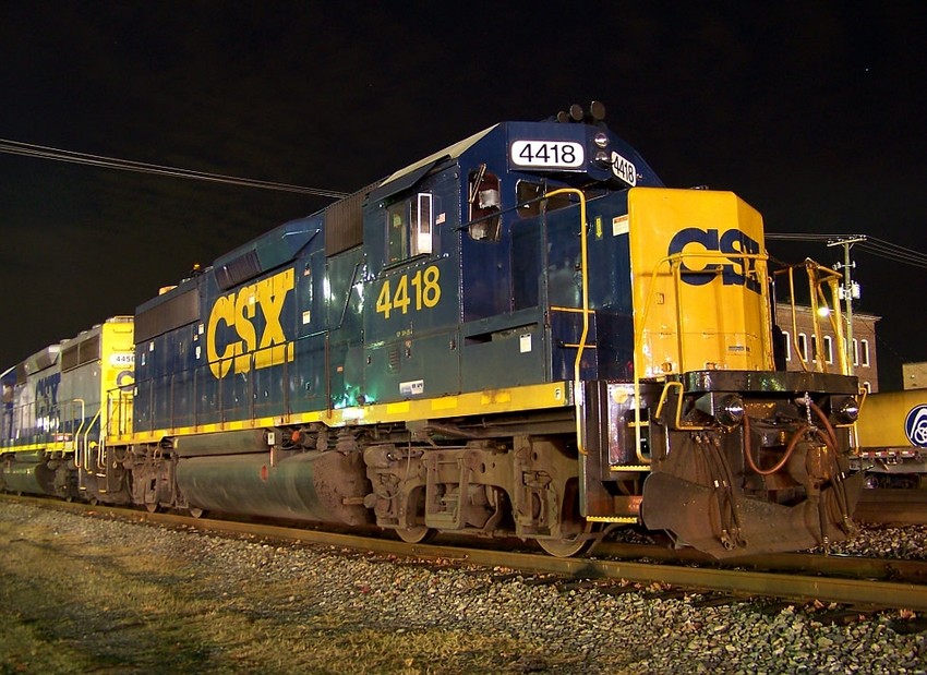 Photo of CSX # 4418 (Ex- Conrail GP40-2)