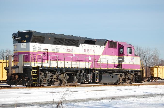 Photo of MBTA Locomotive GP-40MC