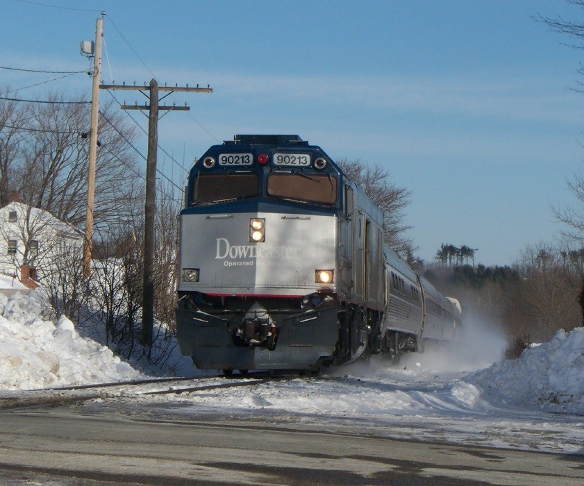 Photo of Westbound Downeaster 90213