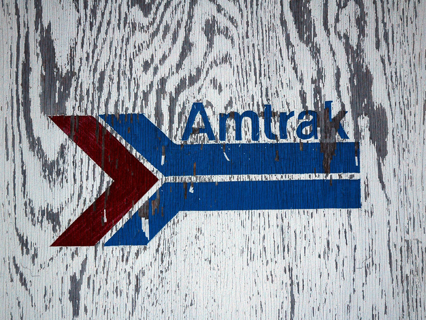Photo of Vintage Amtrak Sign, Kingston