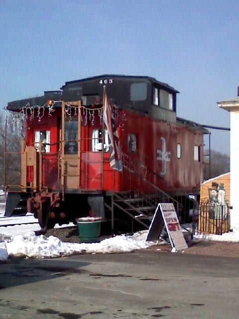 Photo of B&M Caboose in New Milford, CT