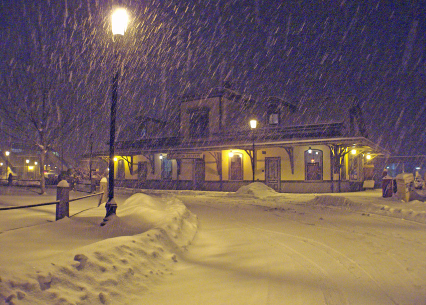 Photo of HIstoric Kingston Station, Winter Snow Storm