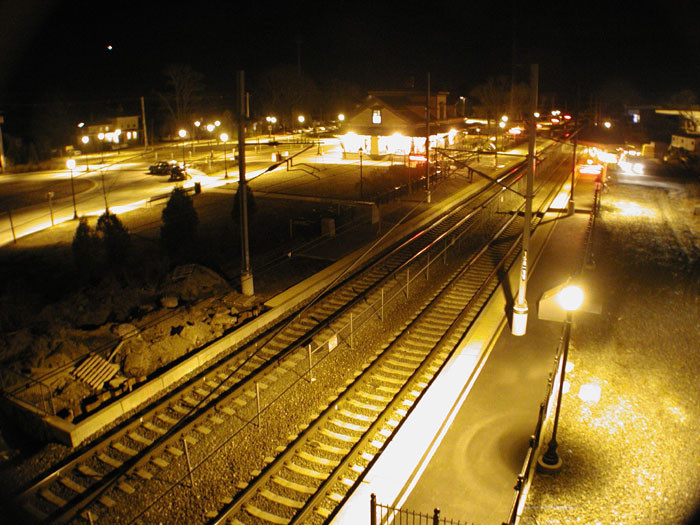 Photo of Platform reconstruction at Kingston Station 2004