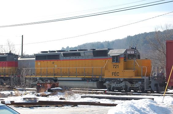 Photo of FEC Power on the New England Central