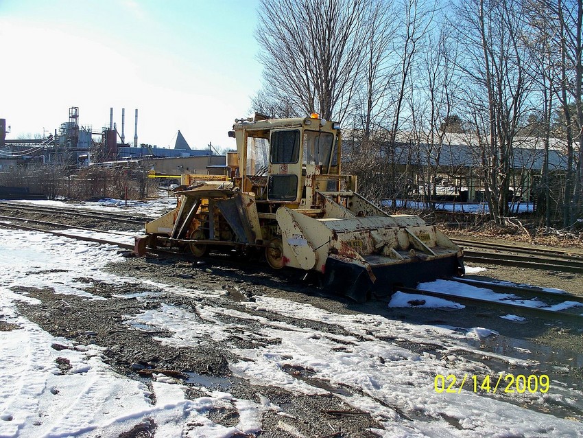 Photo of BCLR MOW in the Millis Yard.