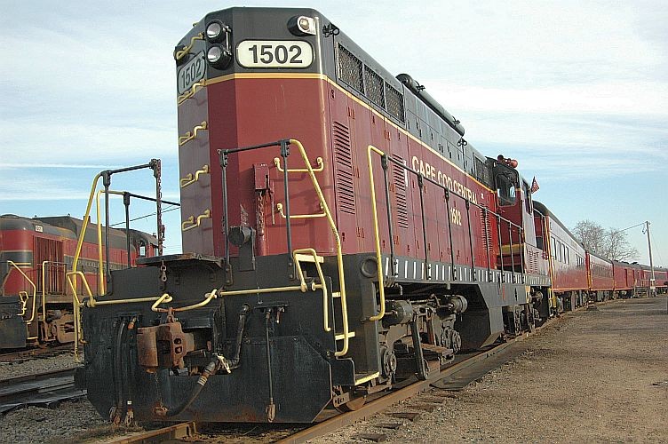 Photo of CAPE COD CENTRAL GP-7 #1502 IN HYANNIS YARD