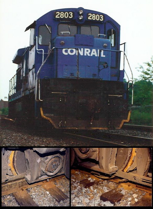 Photo of Conrail #2803 [B23-7]; Kingston, NY - MP 88.8
