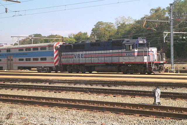 Photo of VRE 24, From the Window of a Train