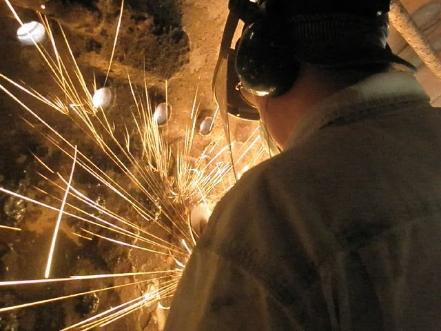 Photo of B&SR 7 boiler work in Alna