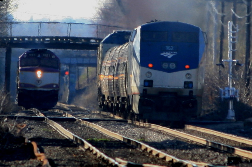 Photo of Amtrak 680 south of Wilmington, Ma