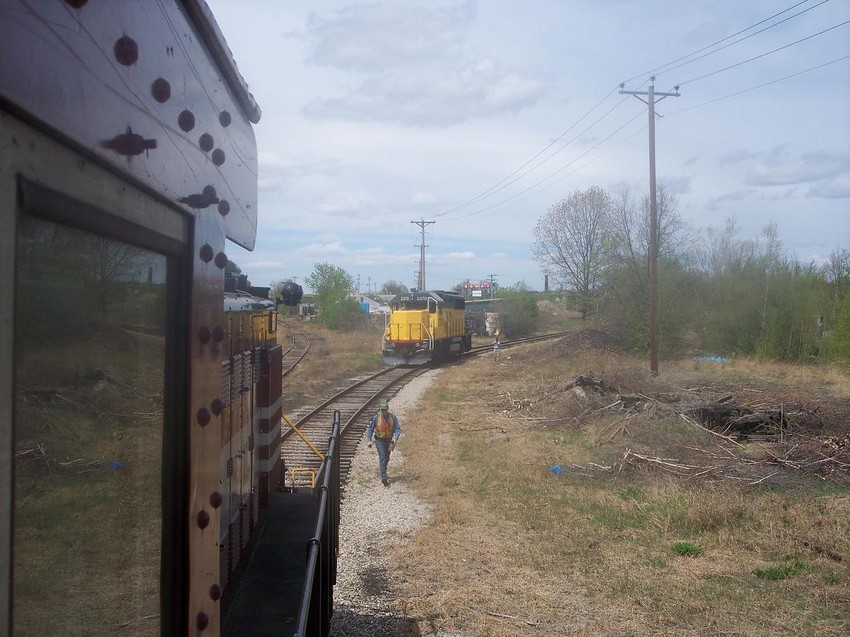 Photo of New England Southern is coming south to couple to the special train