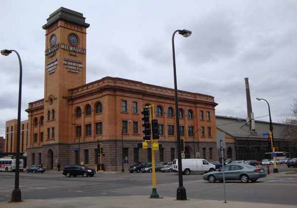 Photo of Old Milwaukee depot in Minneapolis