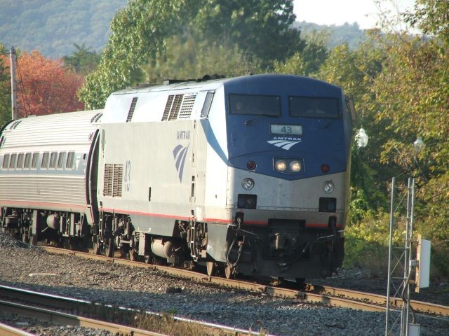 Photo of Amtrak coming into Pittsfield MA