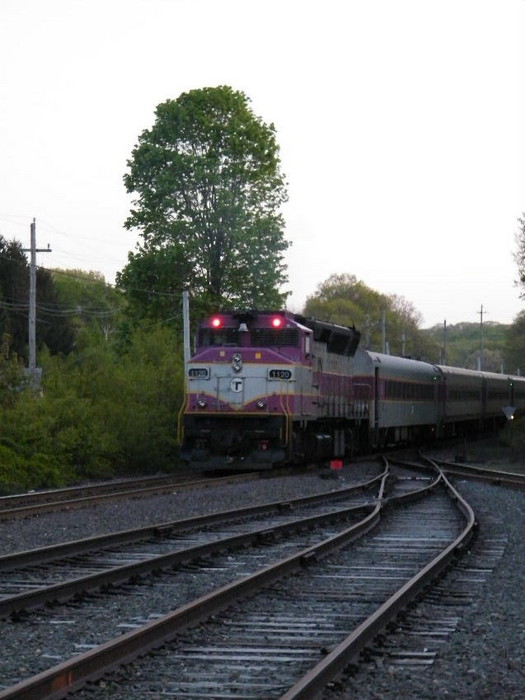 Photo of MBTA train 136