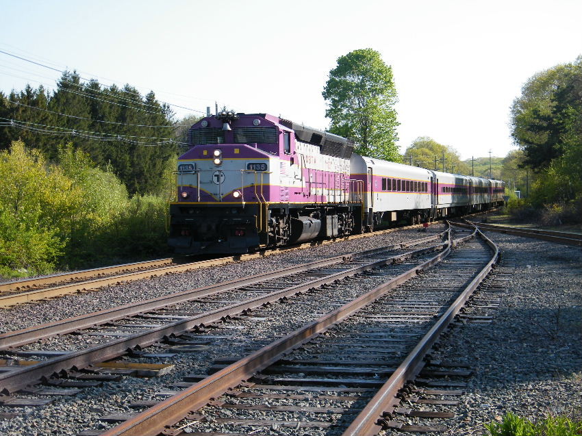 Photo of MBTA train 129