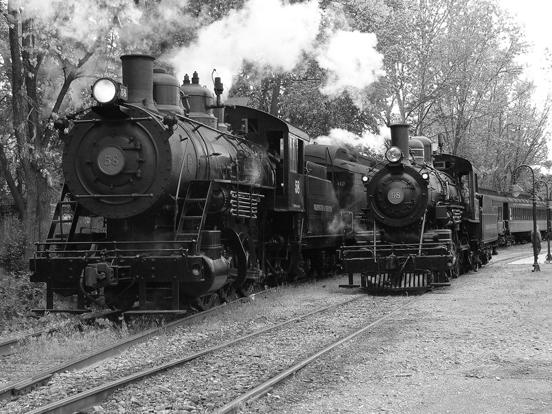 Photo of Wilmington & Western Steam Engines - Green Bank Delaware