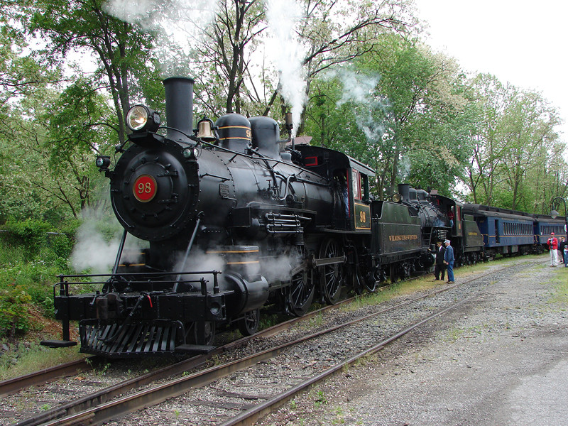 Photo of Double Headed Steam Day at the Wilmington & Western RR