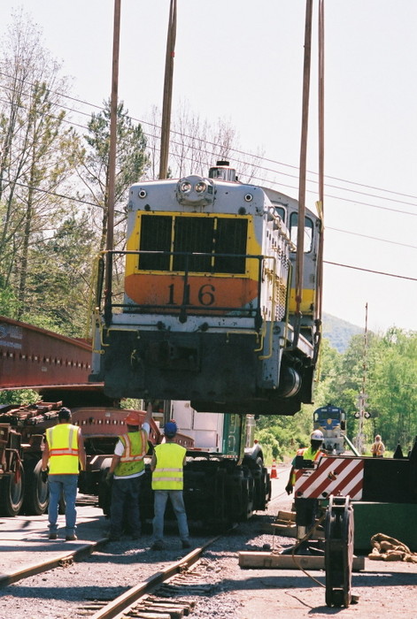 Photo of NYO&W #116 [NW2]; move to Delaware & Ulster RR, NY (13)