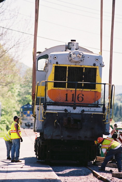 Photo of NYO&W #116 [NW2]; move to Delaware & Ulster RR, NY (14)