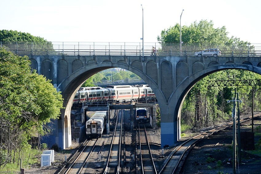 Photo of Metro North trains in Bronx NY