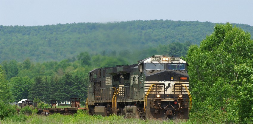 Photo of NS northbound intermodal on the D&H