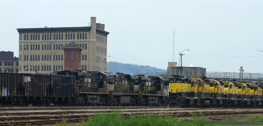 Photo of Empty coal train in Binghamton