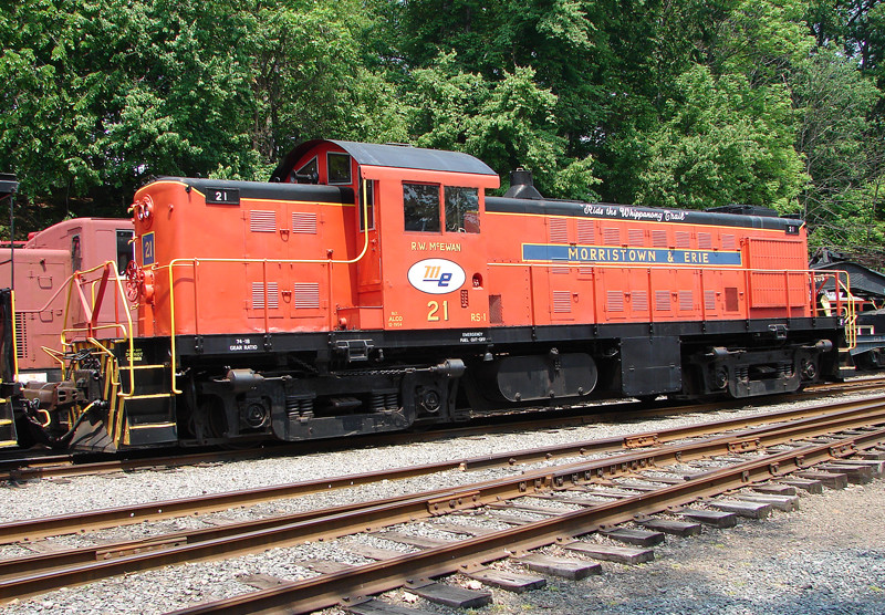 Photo of Morristown & Erie Engine at the Whippany Railroad Museum