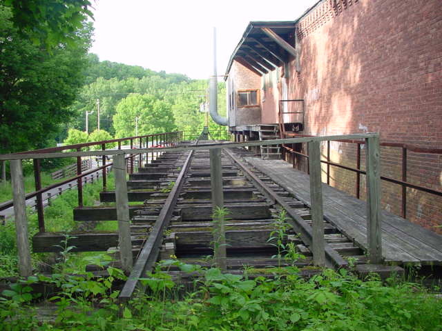 Photo of Top View of Unloading Track