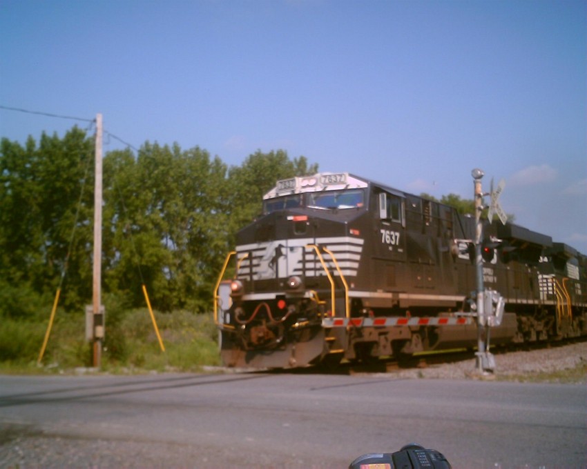 Photo of ns train 938 at schenectady ny