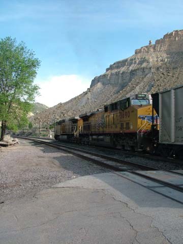 Photo of UP coal train at Helper UT