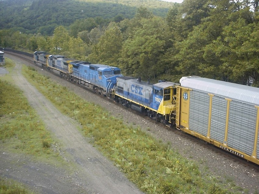 Photo of csx mp1500ac in the 1100class at russel ma on q264 eb