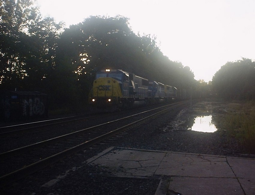 Photo of csx train at westfield ma