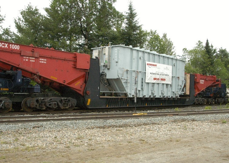 Photo of Schnabel Car, at Hazen's Siding - Whitefield, NH