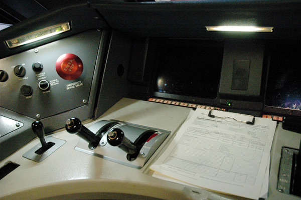 Photo of Acela  cockpit in Boston