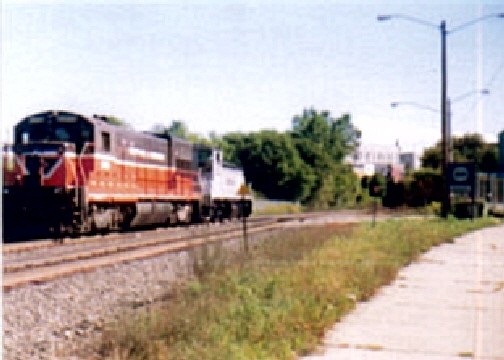 Photo of p&w u23b and amtrak mp1500 at pittsfield ma