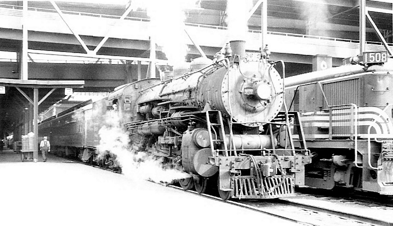 Photo of TRACK  3  NORTH STATION  1956