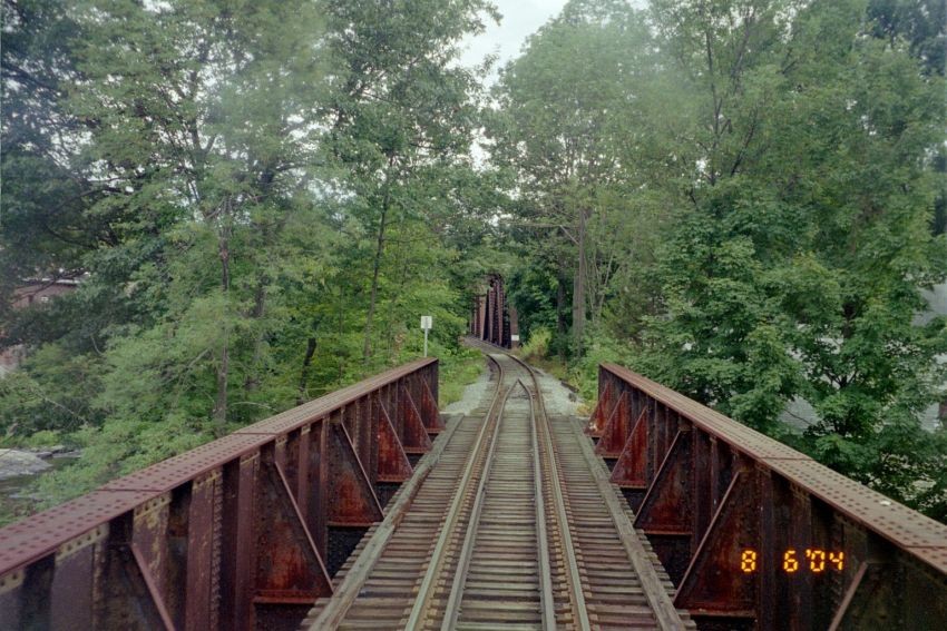 Photo of two bridges and telltales