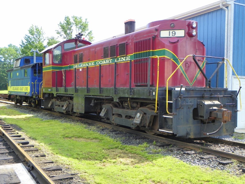 Photo of Delaware Coastline Railroad 19 in Georgetown, DE.