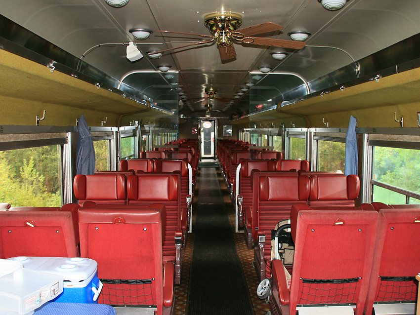 Photo of Interior of Finger Lakes Railway Coach