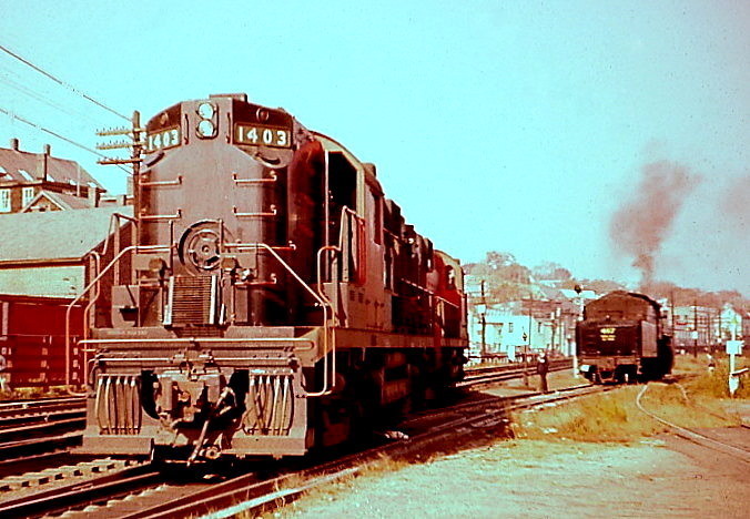 Photo of NEW HAVEN DL-701's AND CENTRAL VERMONT STEAM